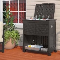 Armario Auxiliar Para Barbacoa 2 -Artículos De Jardinería Tienda armario auxiliar para barbacoa 2 3