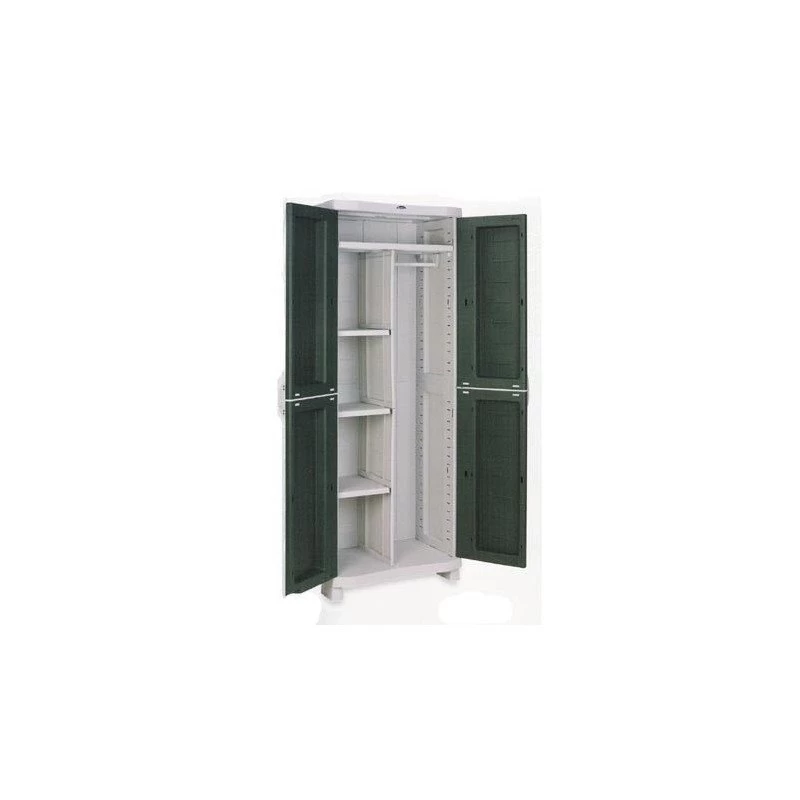 Armario Escobero En Verde 3 Armario Escobero En Verde