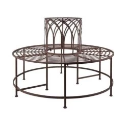 Banco Para árbol De Metal