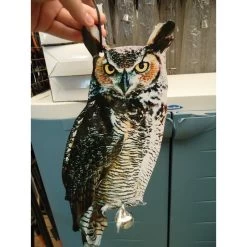 Buho Colgante Con Cascabel