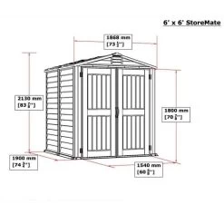 Caseta De Jardín STOREMATE -Artículos De Jardinería Tienda caseta de jardin storemate 4
