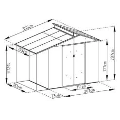 Caseta Metálica Marlow 6,85 M2