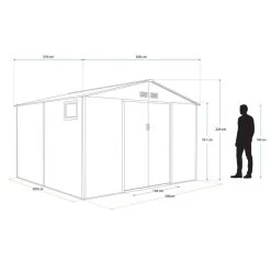 Caseta Metálica Surrey -Artículos De Jardinería Tienda caseta metalica surrey 14