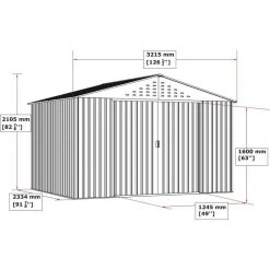 Cobertizo De Metal Duramax DH -Artículos De Jardinería Tienda cobertizo de metal duramax dh 2
