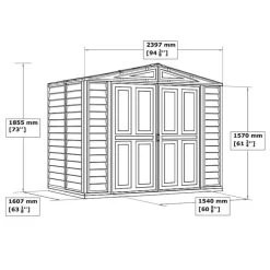 Cobertizo PVC Duramate 9 Cobertizo PVC Duramate -Artículos De Jardinería Tienda cobertizo pvc duramate 3