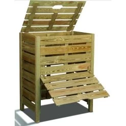 Compostador De Madera 400 Litros
