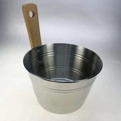 Cubo Sauna Inoxidable