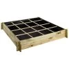 Huerto Cuadrado De Madera CARDON -Artículos De Jardinería Tienda huerto cuadrado de madera 16 cubos cardon 120