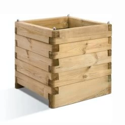 Jardinera De Madera Rectangular Olea