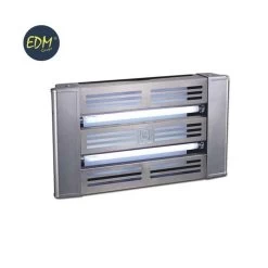 Mata Insectos Electrico Con 2x15W Acero