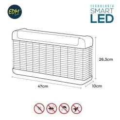 Mata Insectos Led Profesional 11W Edm 75 M3