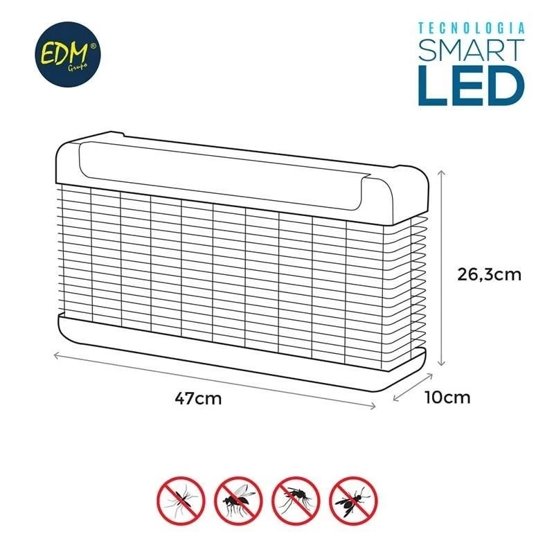 Mata Insectos Led Profesional 11W Edm 75 M3 3 Mata Insectos Led Profesional 11W Edm 75 M3
