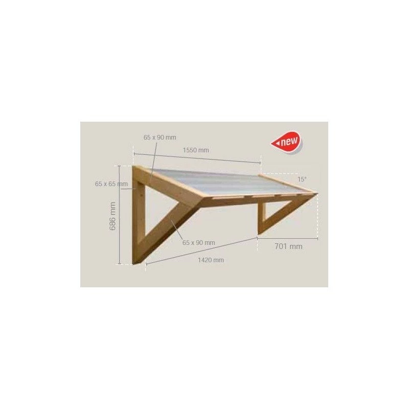 Tejadillo De Madera 3D 3 Tejadillo De Madera 3D