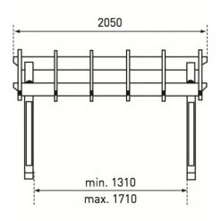 Tejadillo De Madera Medicis -Artículos De Jardinería Tienda tejadillo de madera medicis 2