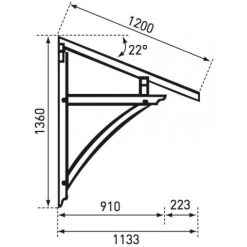Tejadillo De Madera Medicis -Artículos De Jardinería Tienda tejadillo de madera medicis 3